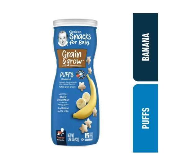 Gerber Puffs Banana Flavour 42 Gm