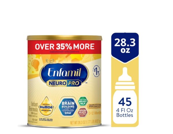 Enfamil NeuroPro Powder Baby Formula, Brain Support, 28.3 oz Can 802 Gm